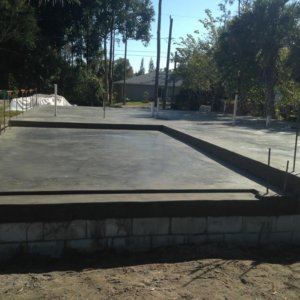 Backyard Concrete Pavement