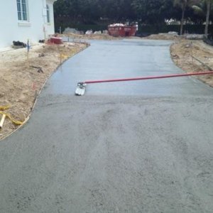 flattening concrete