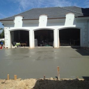 concrete drying