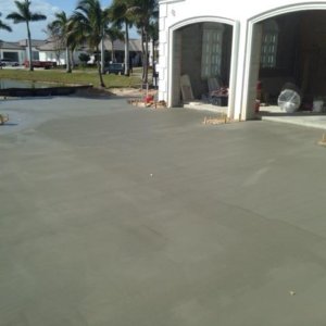 concrete drying