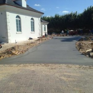 pavement for front of house